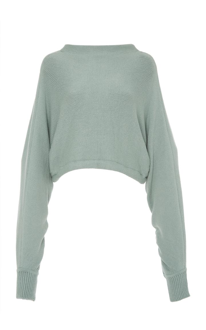 Adeam Tie Back Cropped Pullover