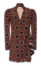 Johanna Ortiz Legendary Printed Wrap Mini Dress