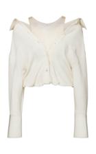 Alexander Wang Falling Shoulder Silk Blouse