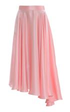 Moda Operandi Anouki Asymmetrical Cut Mid Length Silk Skirt