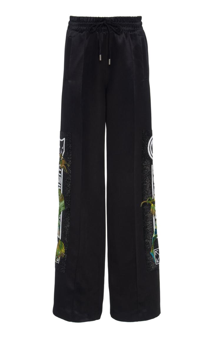 Off-white C/o Virgil Abloh Embroidered Jungle Tracksuit Pant