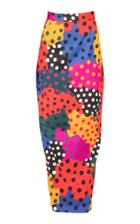 Emanuel Ungaro Printed Maxi Skirt