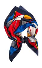 Lilli Jahilo Mixed-print Silk Scarf