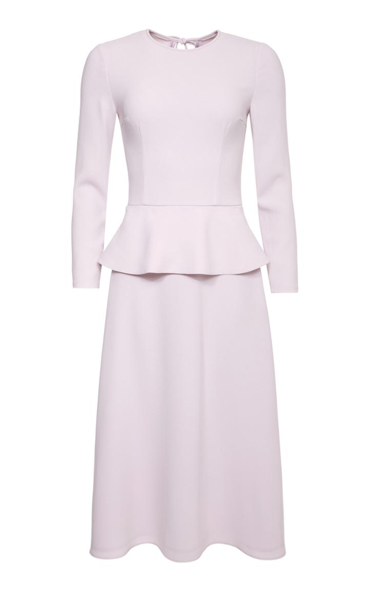 Lilli Jahilo Zoya Crepe Peplum Dress