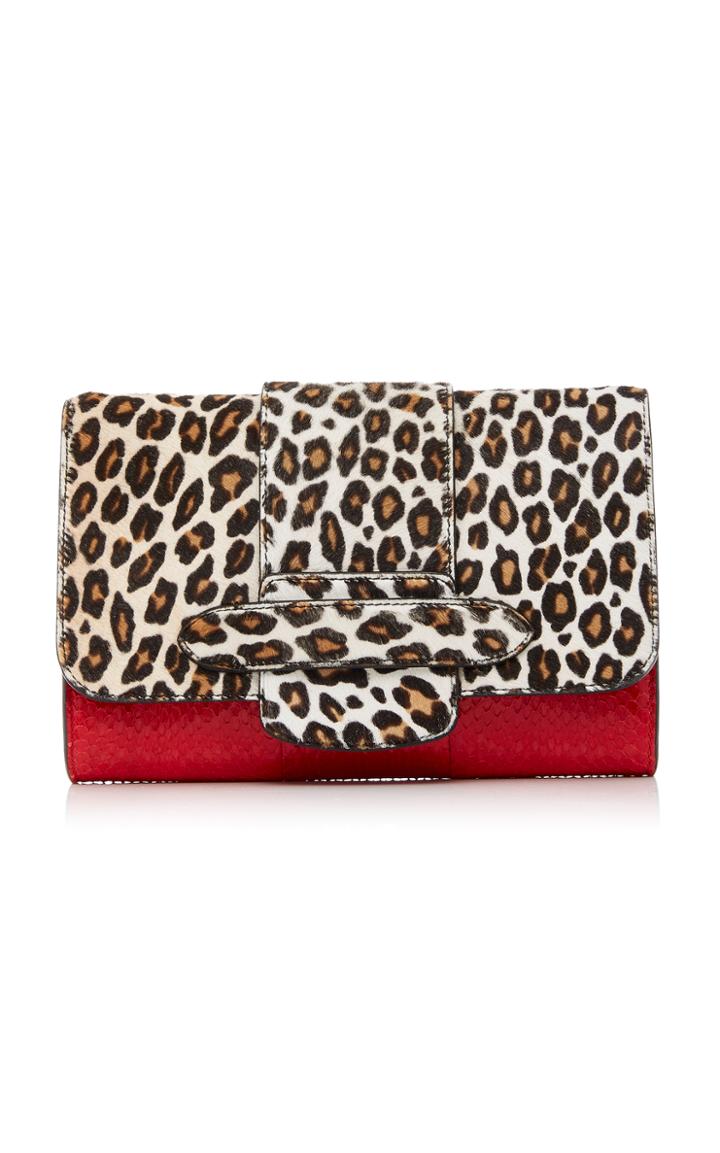 Michino Paris Leopard Phedra Pm Clutch
