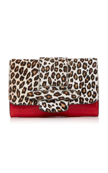 Michino Paris Leopard Phedra Pm Clutch