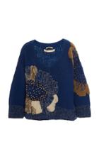 Pro Oversized Embroidered Wool Sweater