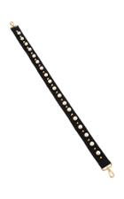 Suel And Litho Faux Pearl And Stud-embellished Velvet Shoulder Strap