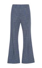 Marni Checkered Flared Trousers