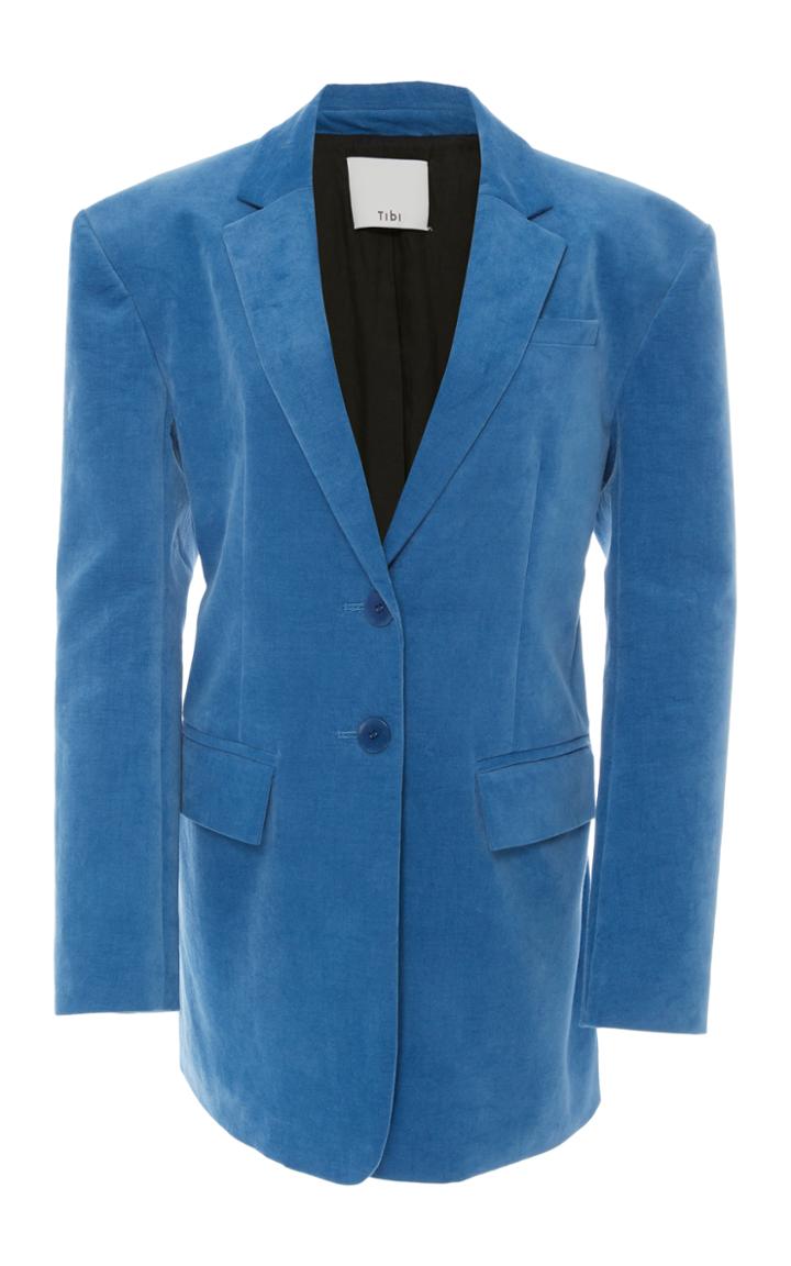 Tibi Lace-up Oversized Blazer
