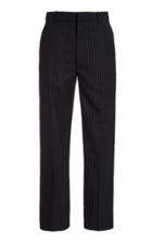 Alexander Mcqueen Pleated Cotton Slim-leg Pants