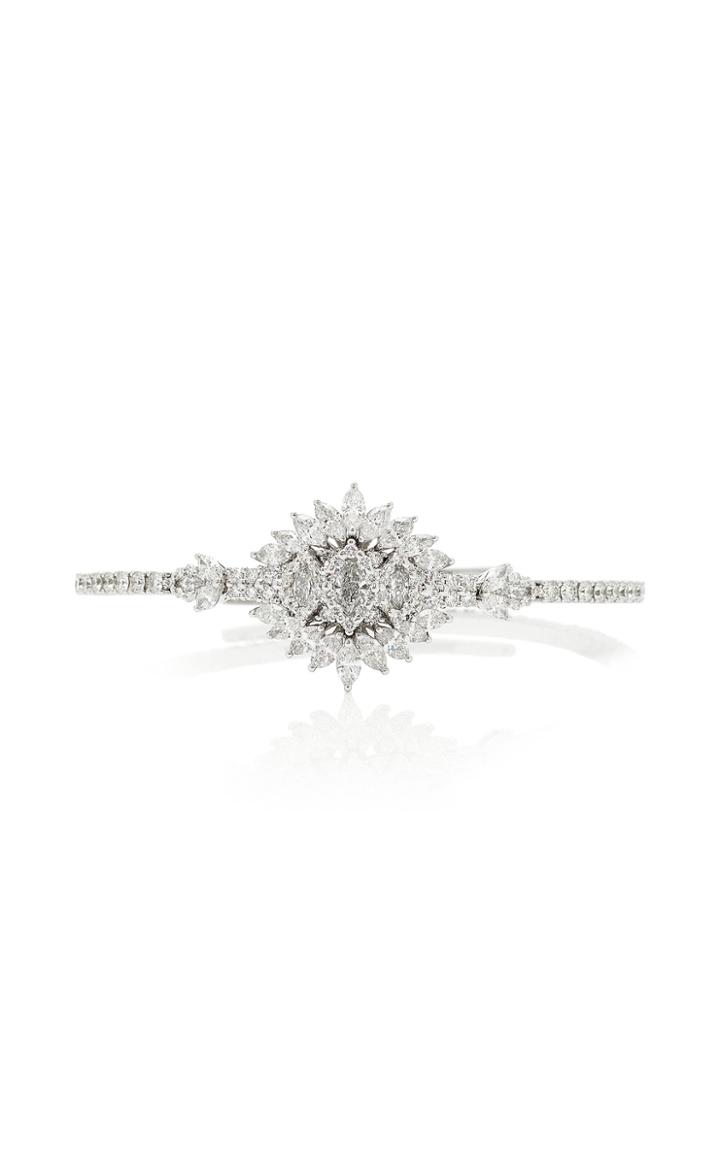 Yeprem 18k White Gold And Diamond Bracelet