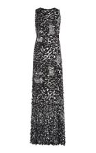 Andrew Gn Animal Print Gown