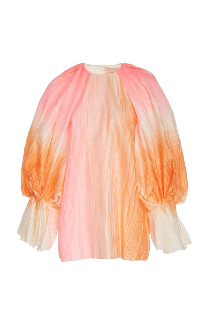 Roksanda Nyra Rippled Jacquard Top