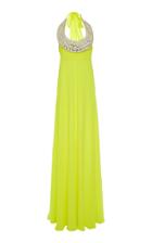 Yuliya Magdych New Moon Crepe Maxi Dress