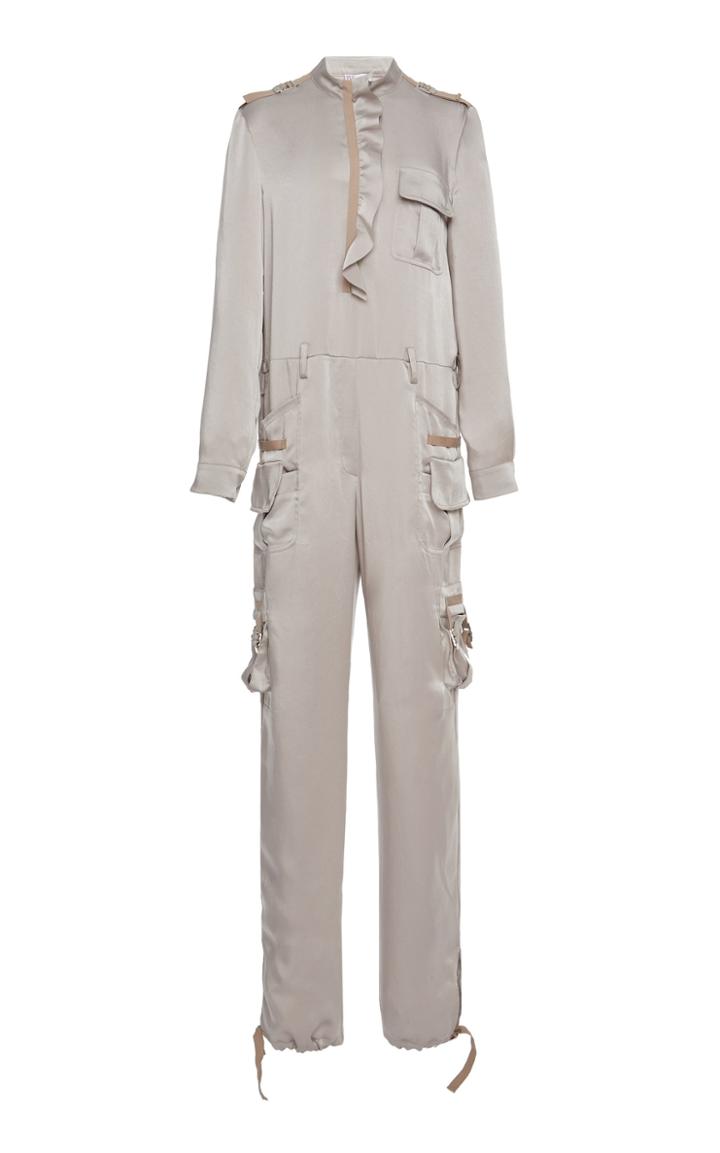 Red Valentino Fluid Satin Jumpsuit
