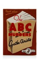 Olympia Le-tan The Abc Murders Embroidered Canvas Clutch
