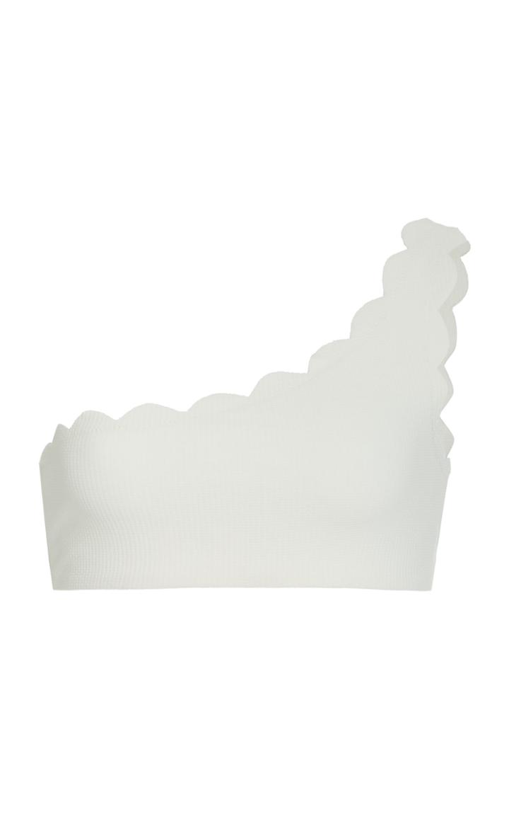 Marysia Swim Santa Barbara Scalloped Bikini Top