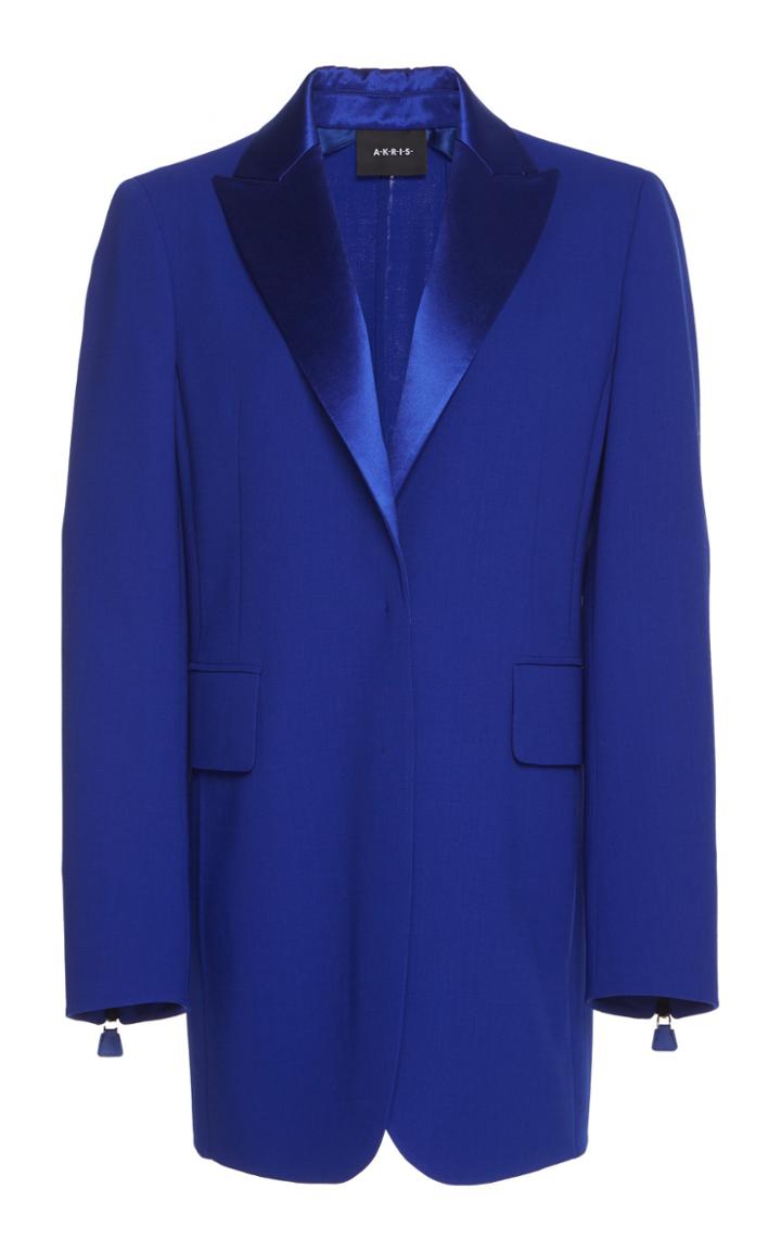 Akris Wool Double Face Tuxedo