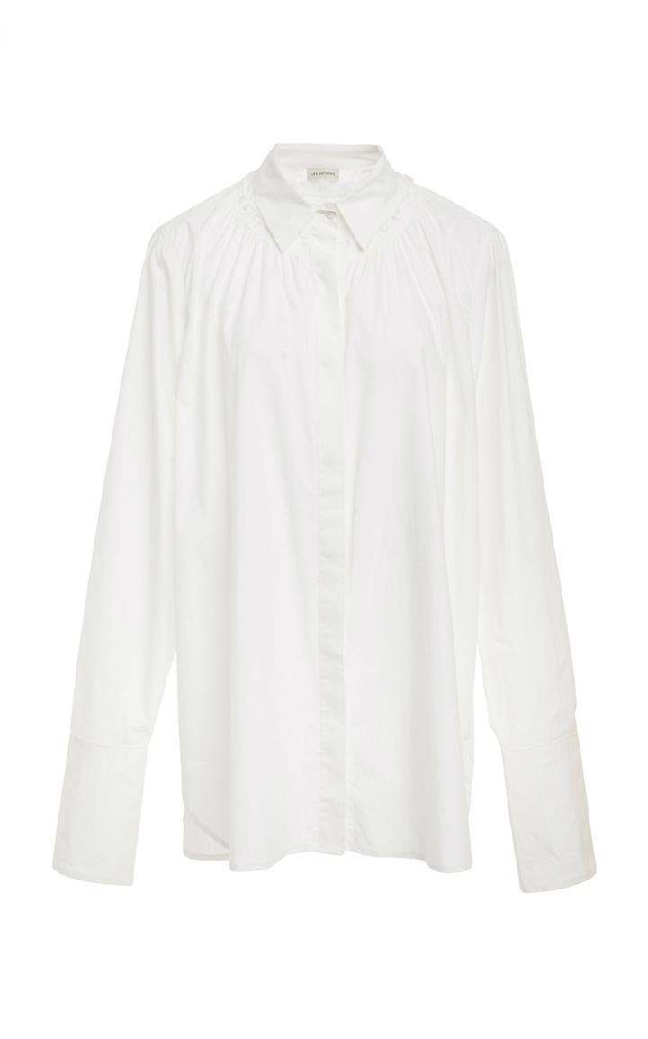 Lee Mathews Davis Poplin Long Sleeve Top