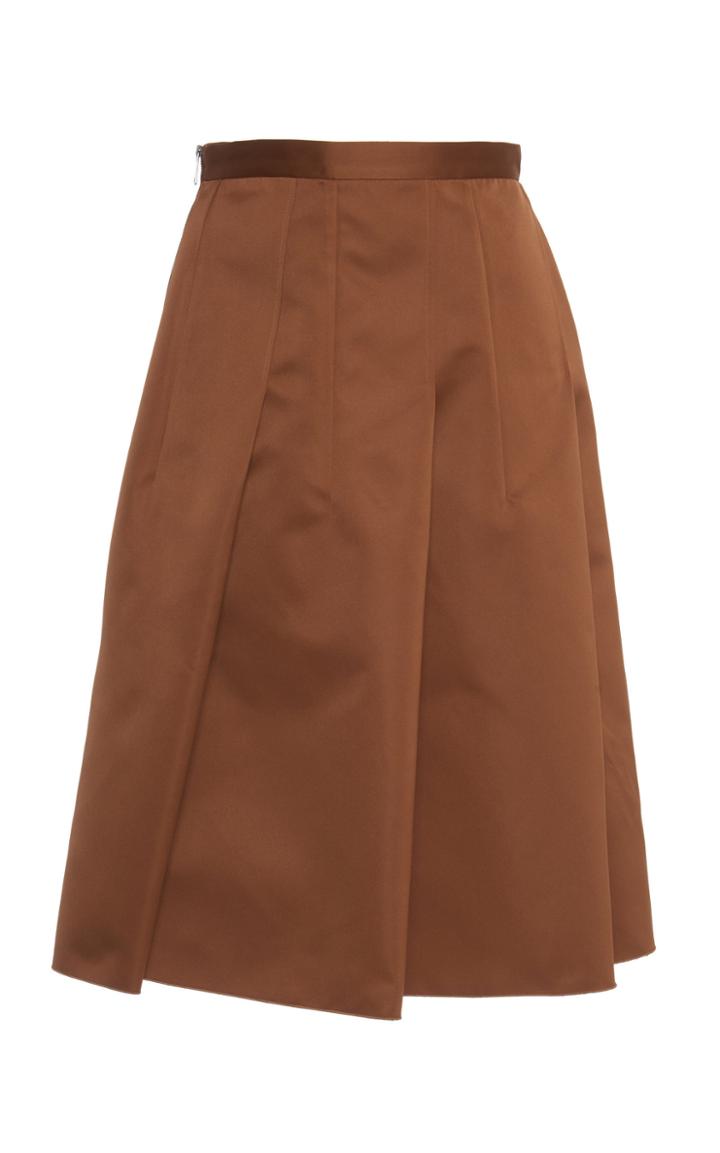 N 21 N&deg;21 Flavia High-waisted Pleated A-line Skirt