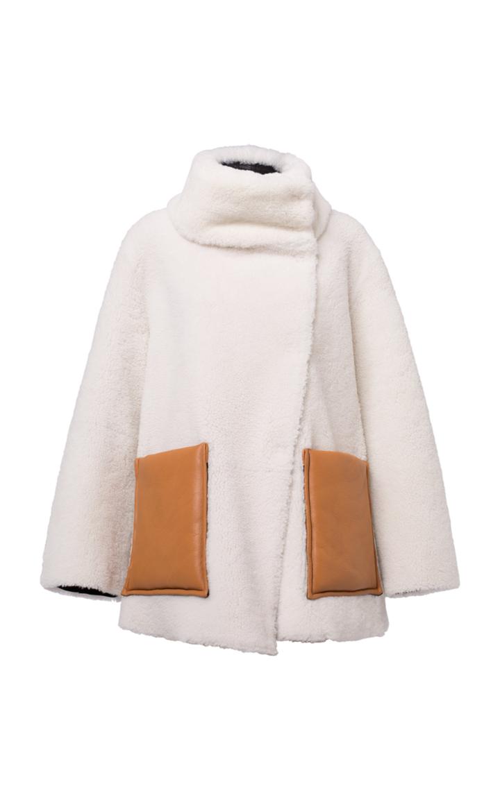 Moda Operandi Dorothee Schumacher Curly Mix Lambskin Fur Coat