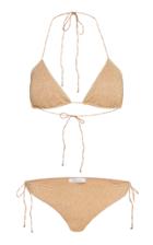 Oseree Lumire Stretch-lurex Bikini Size: S