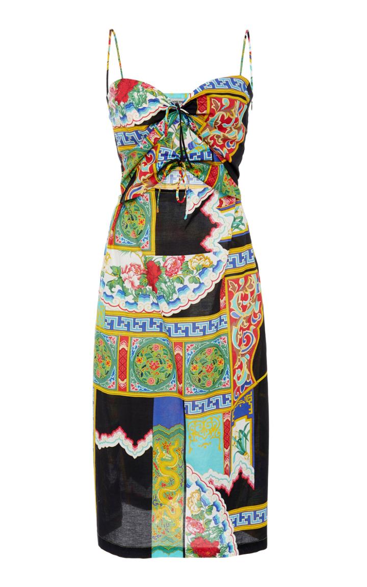 Rachel Comey Chernist Tie Front Cotton Dress