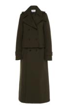 Gabriela Hearst Gusev Deconstructed Cotton Trench Coat