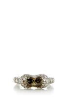 Gioia Oval Green Diamond Ring