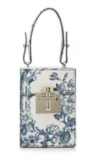 Oscar De La Renta Floral Printed Alibi Box Top Handle