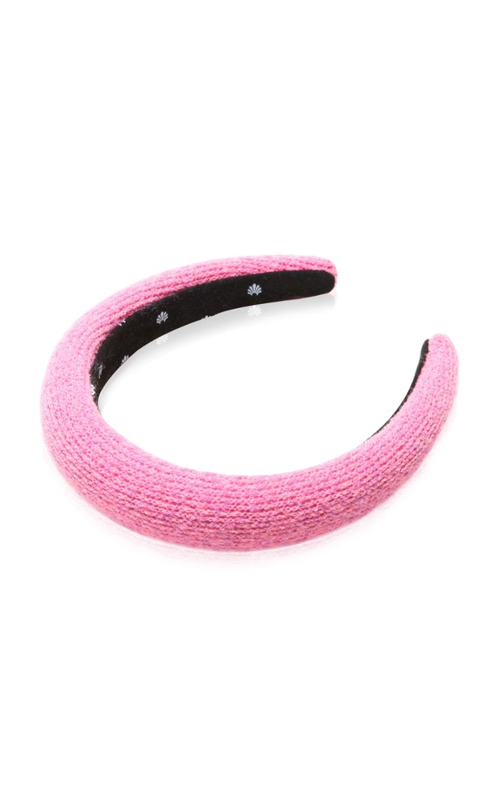 Lele Sadoughi Padded Wool-boucle Headband