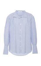 Frame Striped Cotton-poplin Shirt