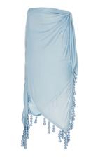 Cult Gaia Isabella Bead-embellished Satin-jersey Skirt