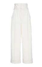 Alberta Ferretti Ultra High-rise Gabardine Pants