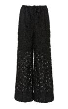 Cecilie Bahnsen Eilish Embroidered Jacquard Wide-leg Pants