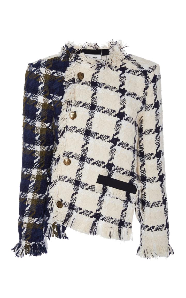 Monse Two-tone Twisted Tweed Jacket