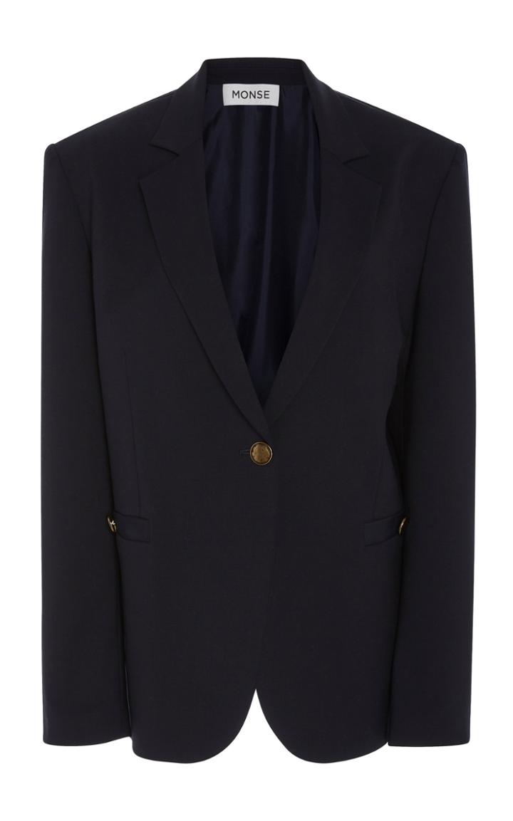 Monse Virgin Wool Back Rope Jacket