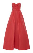 Moda Operandi Monique Lhuillier Pleated Silk-faille Gown Size: 0