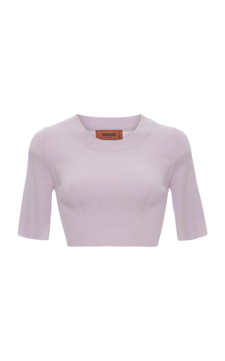 Missoni Cropped Short Sleeve Top