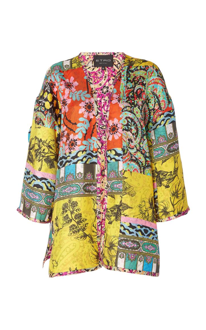 Etro Norfork Printed Silk Jacket