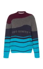 Off-white C/o Virgil Abloh Intarsia Felted Sweater