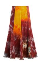 Moda Operandi Gabriela Hearst Amy Tie-dyed Cashmere Midi Skirt