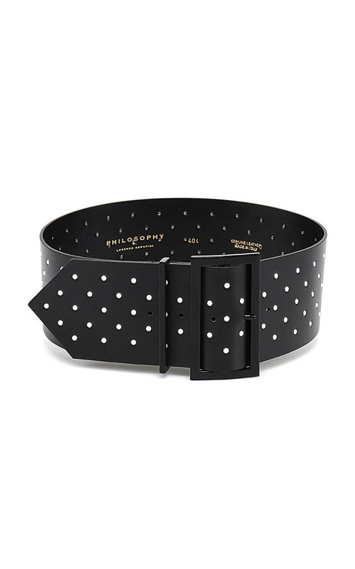 Moda Operandi Philosophy Di Lorenzo Serafini Wide Embellished Leather Belt