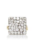 Sylva & Cie Square Old Euro Ten Table Ring