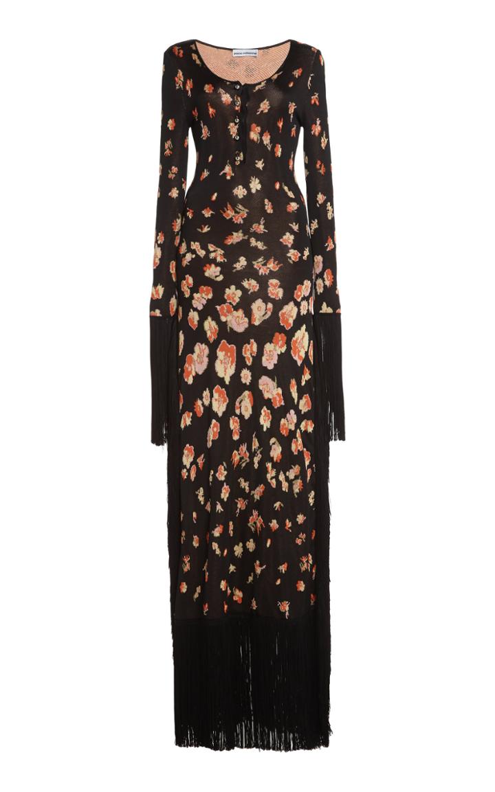 Moda Operandi Paco Rabanne Floral-print Jersey Dress