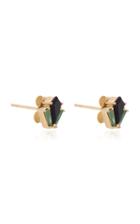 Doryn Wallach Dorothy Emerald Stud Earrings