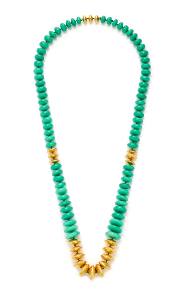 Moda Operandi Loren Nicole 22k Yellow Gold Pharaoh's Banded Necklace