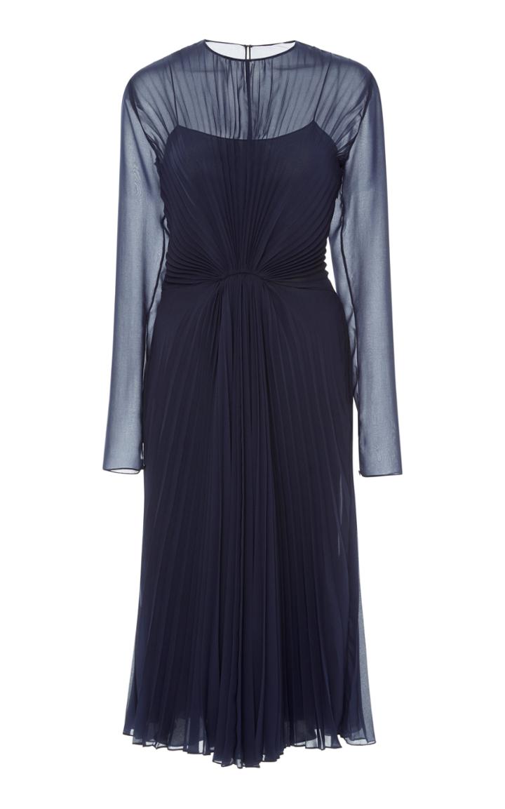 Ralph Lauren Cleona Pleated Dress