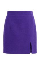 Moda Operandi Alessandra Rich Tweed Mini Skirt With Side Split